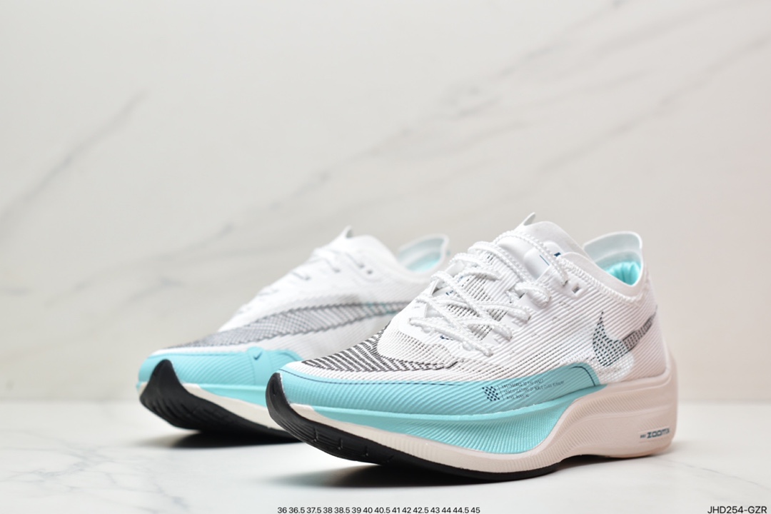 190 ZoomX Vaporfly NEXT% 2”Ice Blue”破2系列马拉松泡棉超轻缓震运动慢跑鞋 DM8324-400