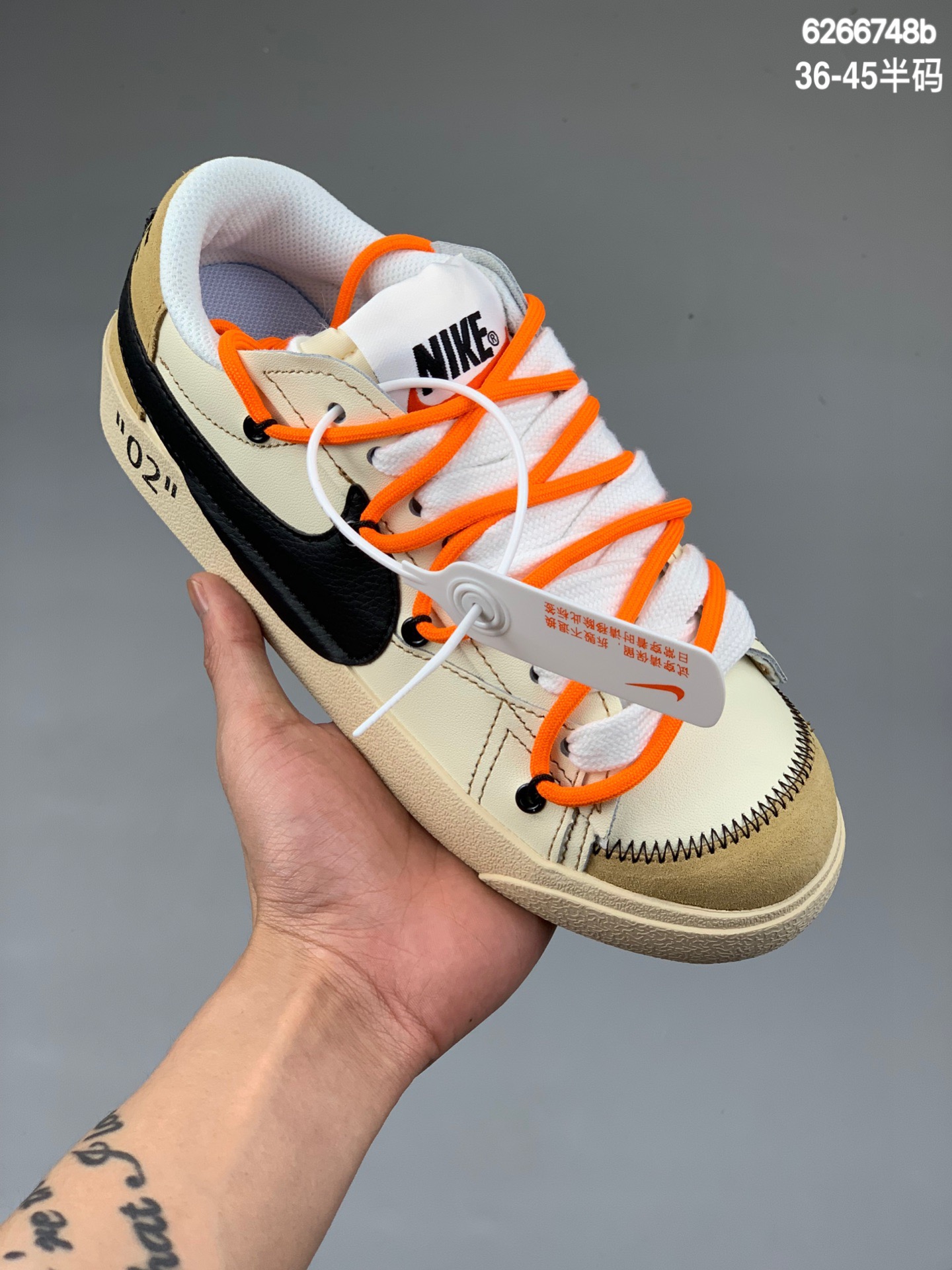 本地
耐克/Nike Blazer Low ’1977 Jumbo 经典开拓者低帮百搭休闲运动板鞋。采用环保材料的大底 独特的鞋面连者鞋底印刷，演绎出了这个配色的独特风格，眼前的新设计选用皮质。配出当下流行的阴阳元素。呈现属于现代潮流的美感。 货号: DQ1470   Size:36～45半  编码：62866748b