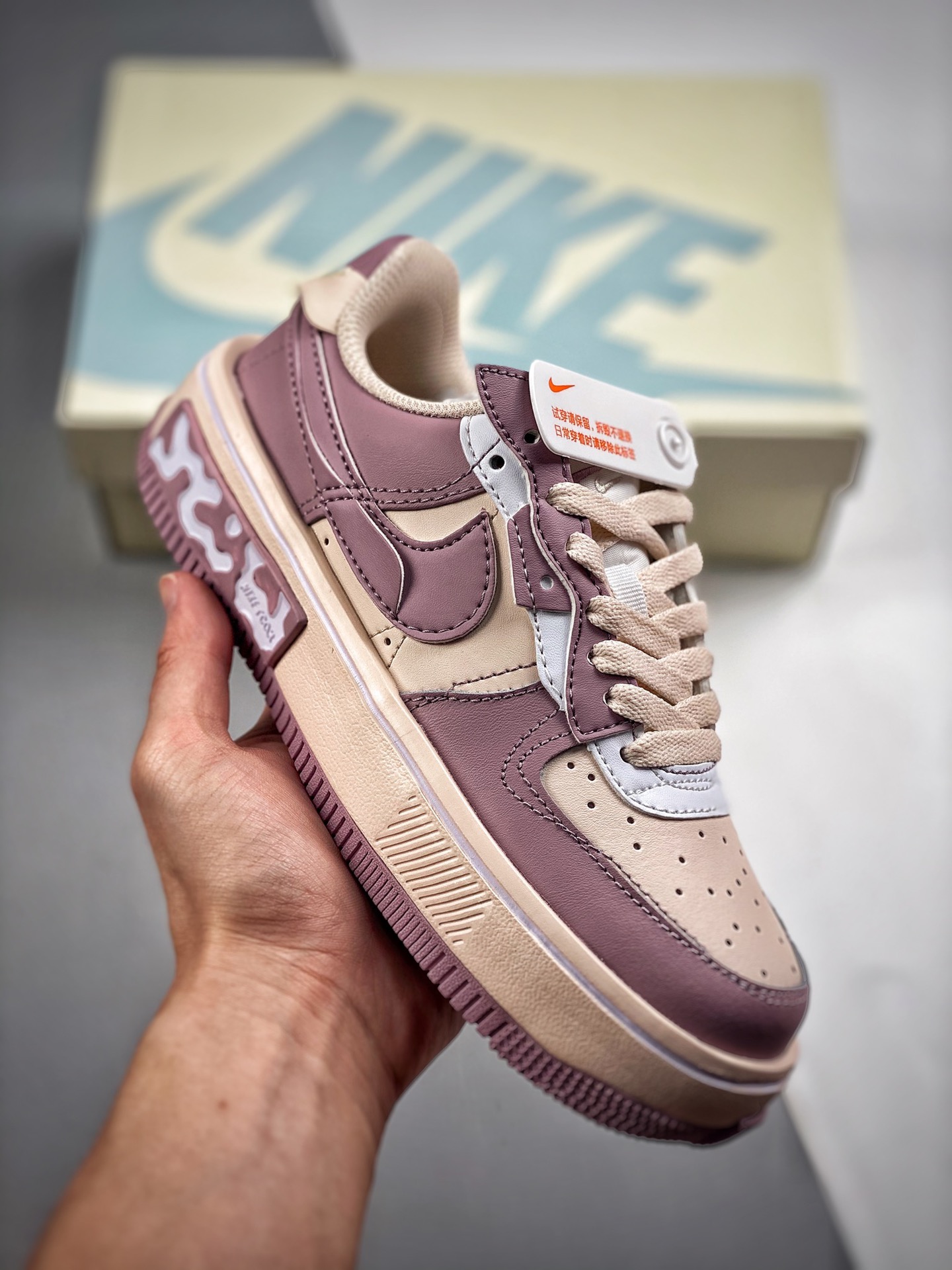 -3 Nike Air Force 1 Fontanka“violet” “紫罗兰” 原楦头原纸板 打造纯正空军版型 专注外贸渠道 全掌内置蜂窝气垫 #原盒配件 原厂中底钢印、拉帮完美 货号：CW6688-609 Size：36 36.5…