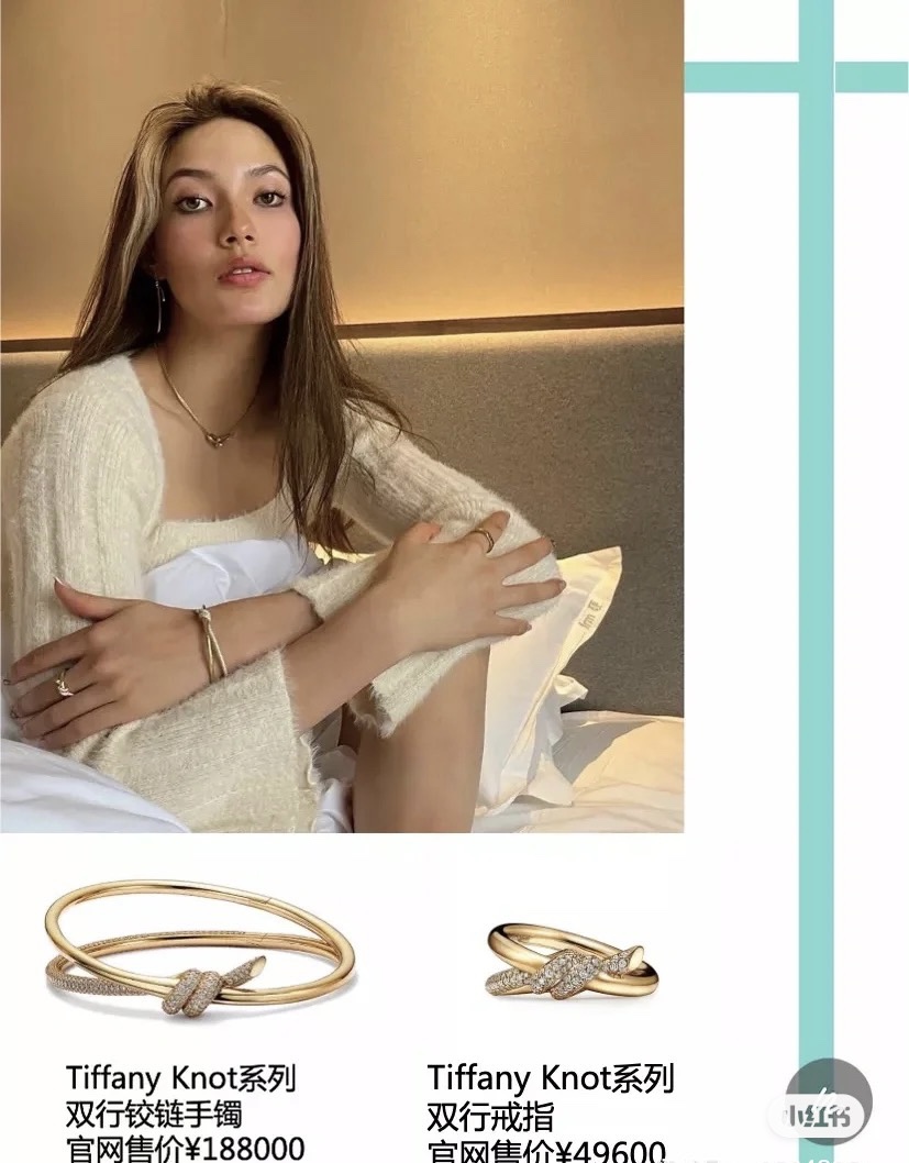 Tiffany & Co. 顶楼李智雅谷爱凌毛晓彤同款TFN蒂夫尼Tiffany