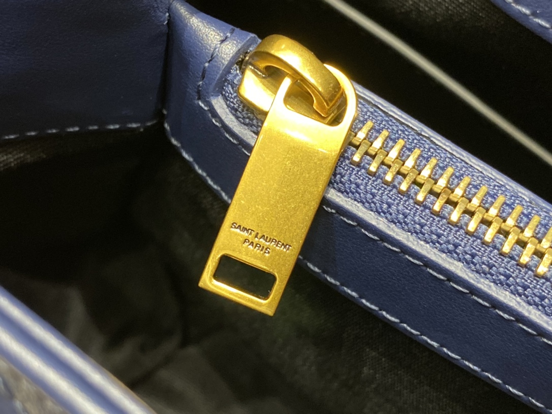 Saint laurent Ysl LOULOU系列Y型绗缝链条包 494699蓝色