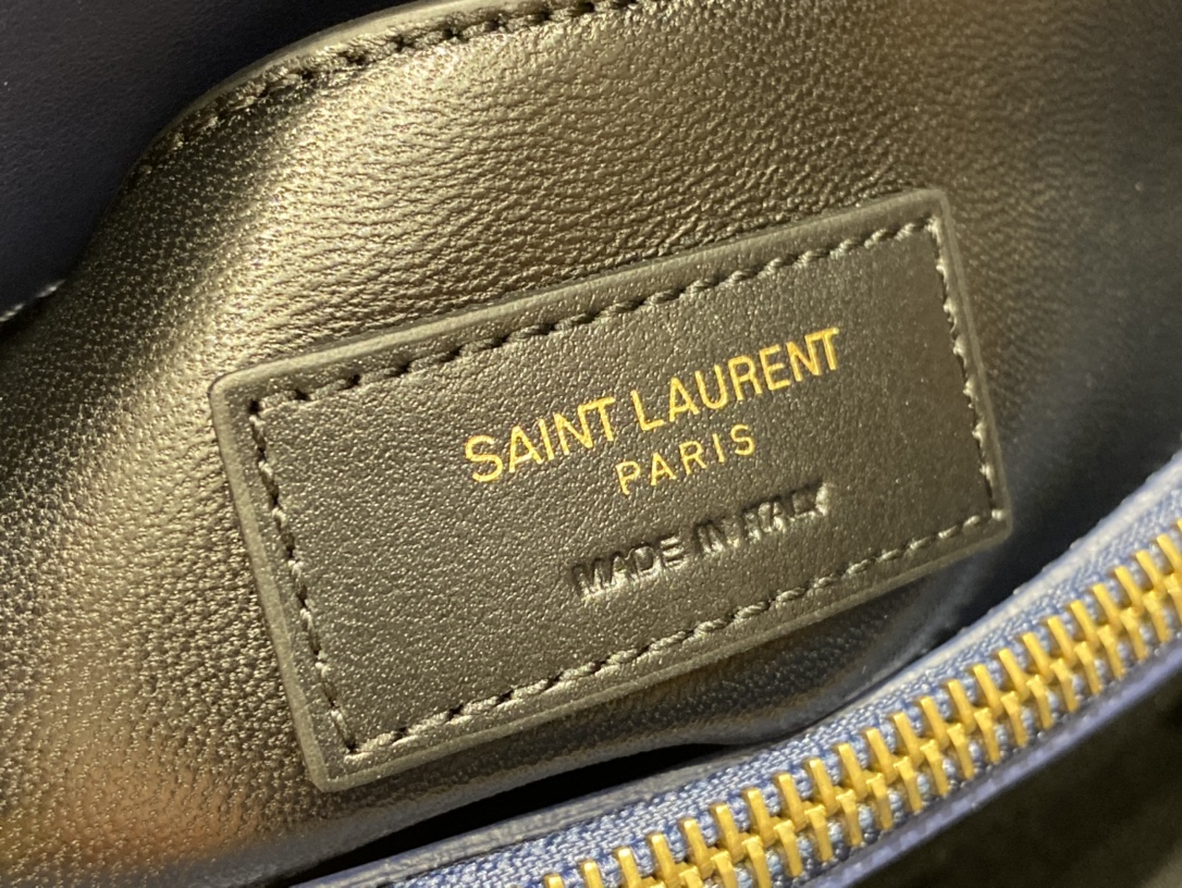 Saint laurent Ysl LOULOU系列Y型绗缝链条包 494699蓝色