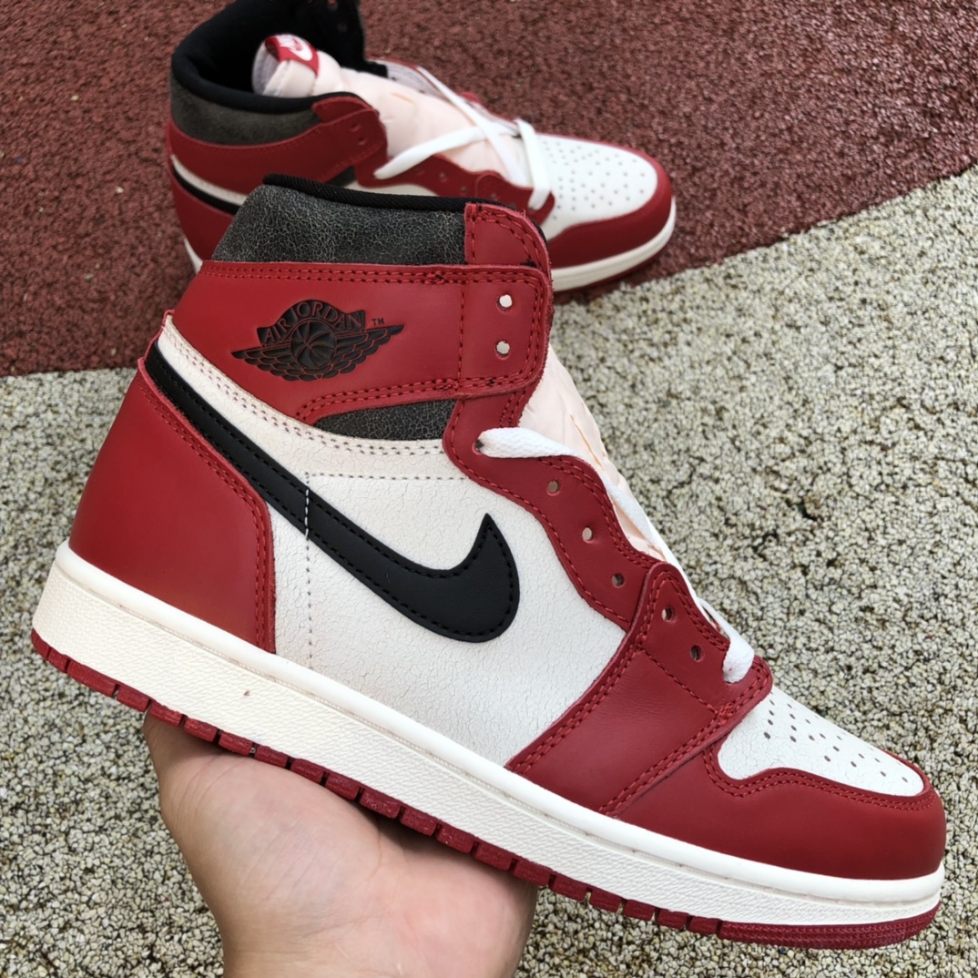 Air Jordan 1 AJ1 Retro High 白红高帮做旧 FD1437 -612