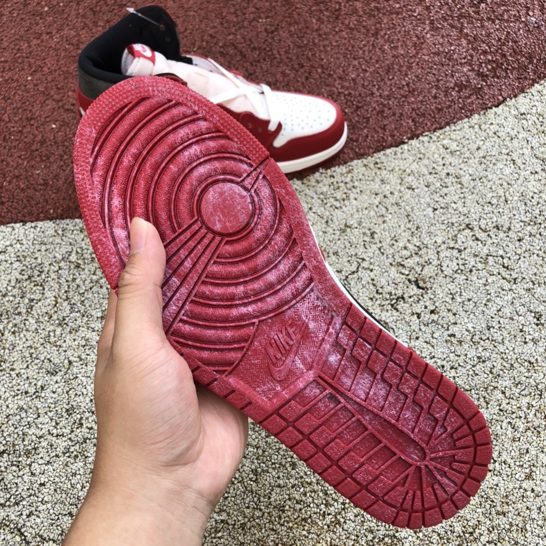 Air Jordan 1 AJ1 Retro High 白红高帮做旧 FD1437 -612