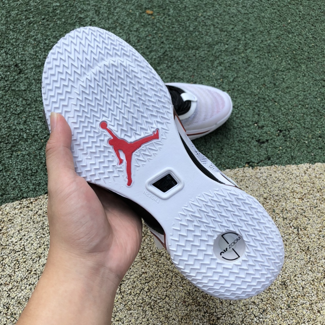 灭世纯原版Air Jordan 36 PF AJ36 白红实战耐磨中帮篮球鞋DA9053-100