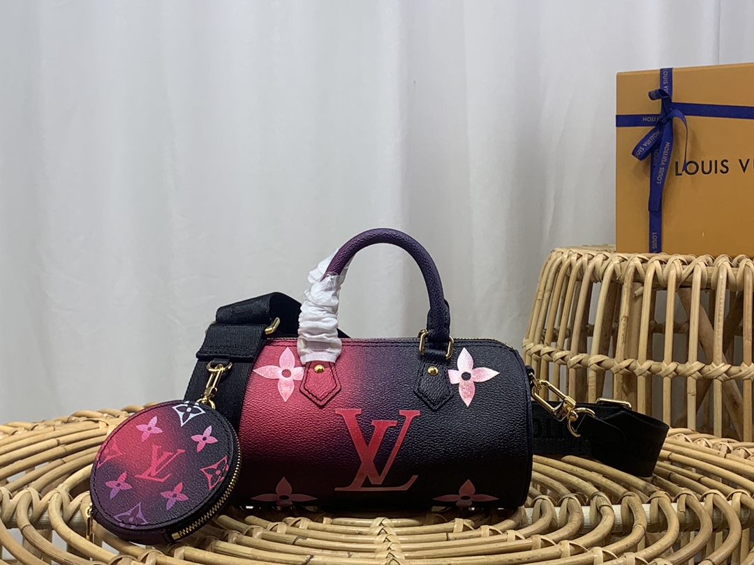 Louis Vuitton LV Papillon BB Bags Handbags Best Replica Quality
 Purple Monogram Canvas Spring Collection M59860