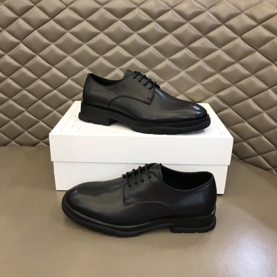 Alexander McQueen 亚历山大·麦昆  厚底松糕男士皮鞋