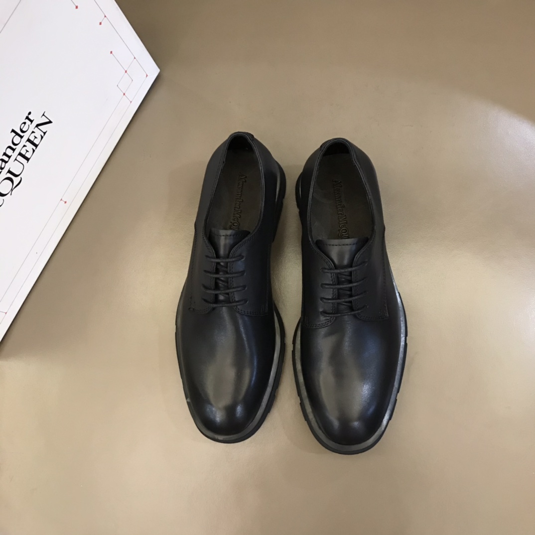 Alexander McQueen 亚历山大·麦昆  厚底松糕男士皮鞋