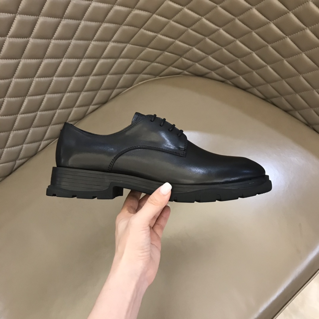 Alexander McQueen 亚历山大·麦昆  厚底松糕男士皮鞋