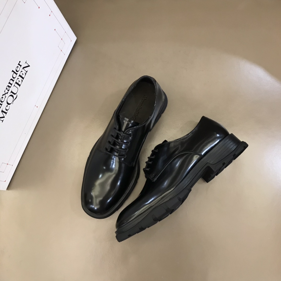 Alexander McQueen 亚历山大·麦昆  厚底松糕男士皮鞋