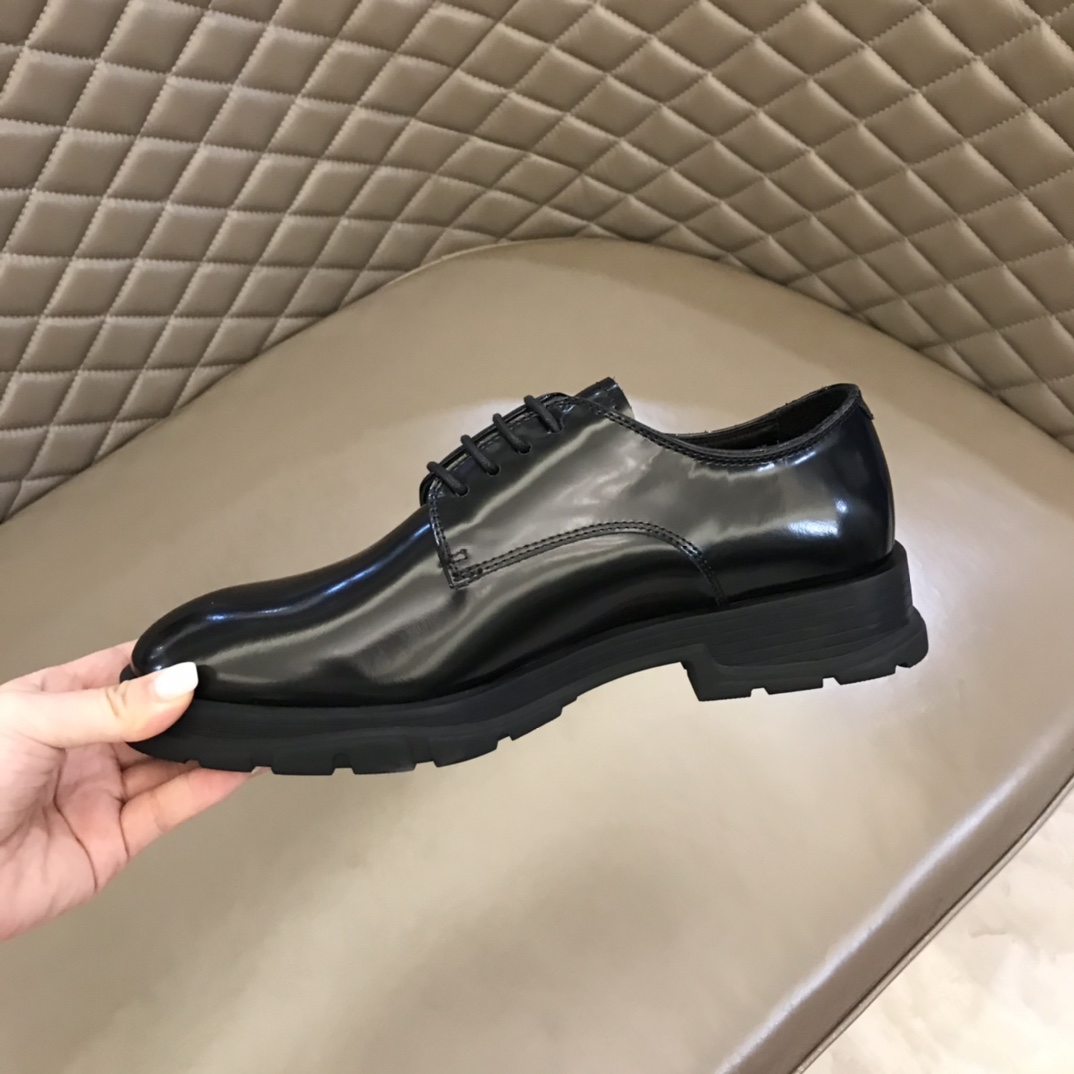 Alexander McQueen 亚历山大·麦昆  厚底松糕男士皮鞋