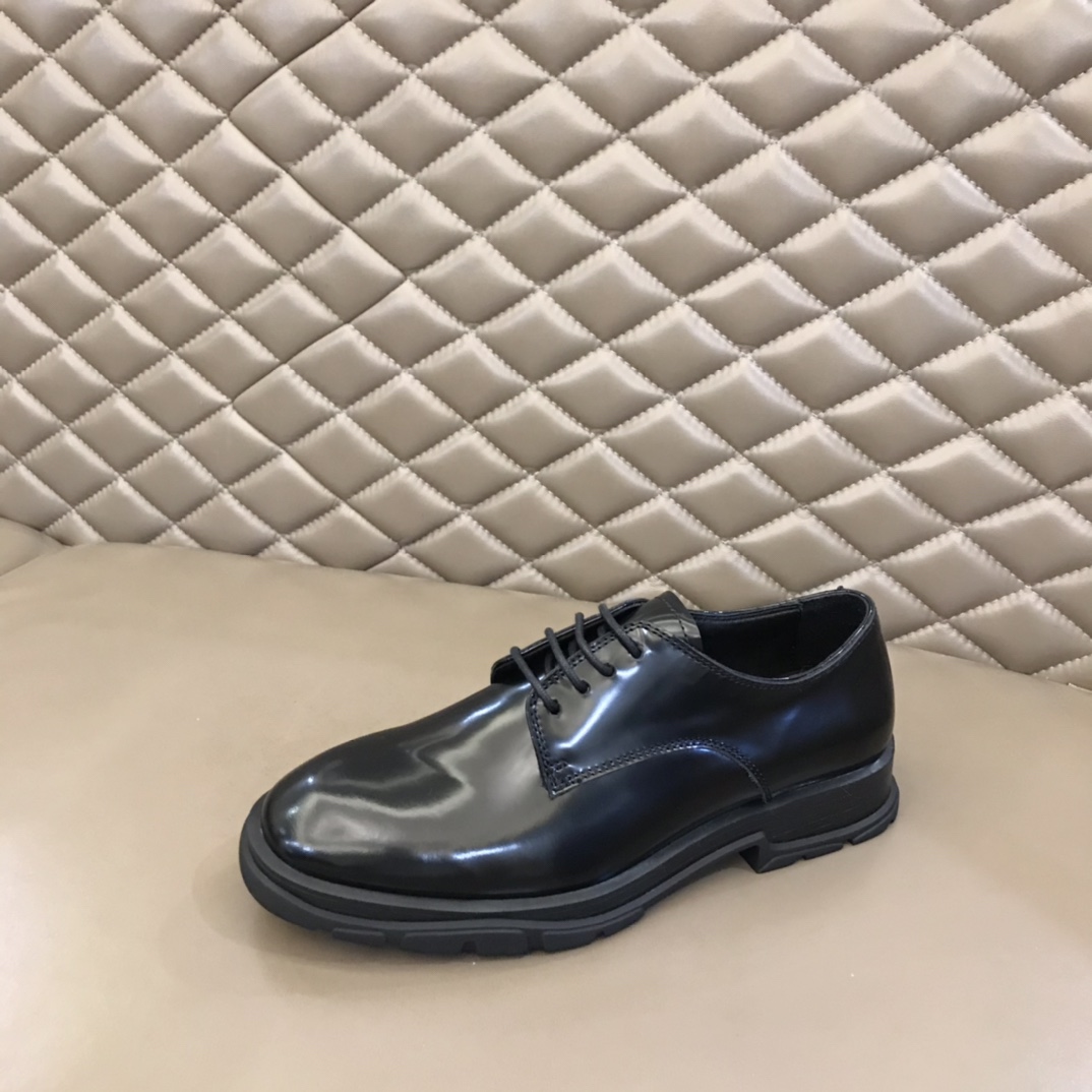 Alexander McQueen 亚历山大·麦昆  厚底松糕男士皮鞋