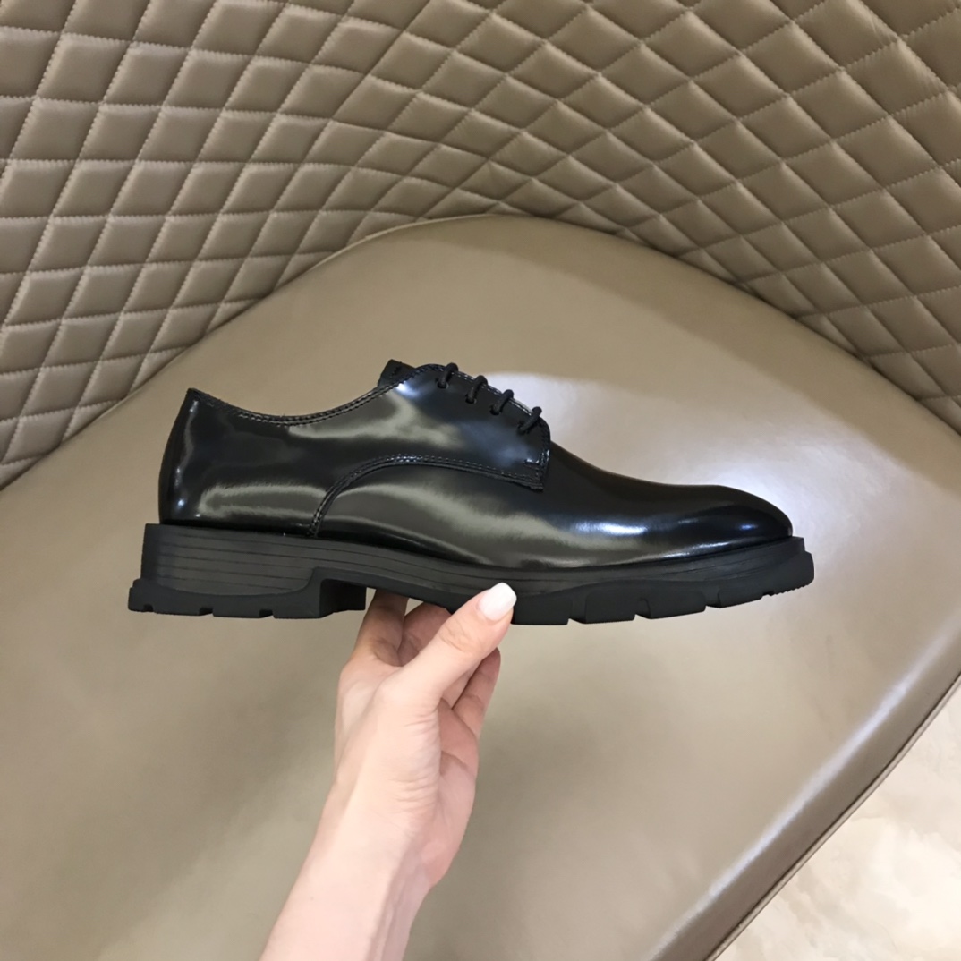 Alexander McQueen 亚历山大·麦昆  厚底松糕男士皮鞋