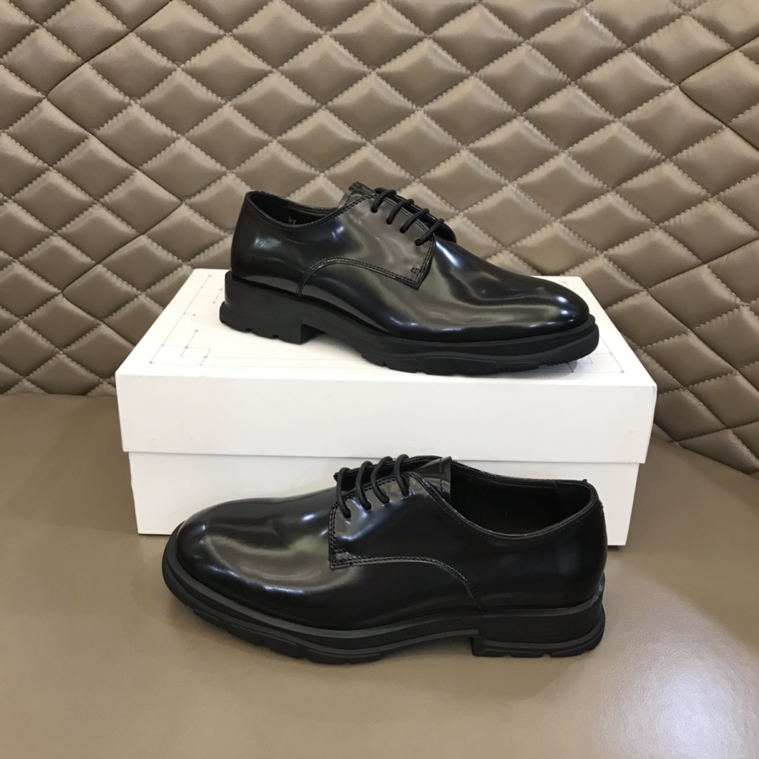 Alexander McQueen 亚历山大·麦昆  厚底松糕男士皮鞋