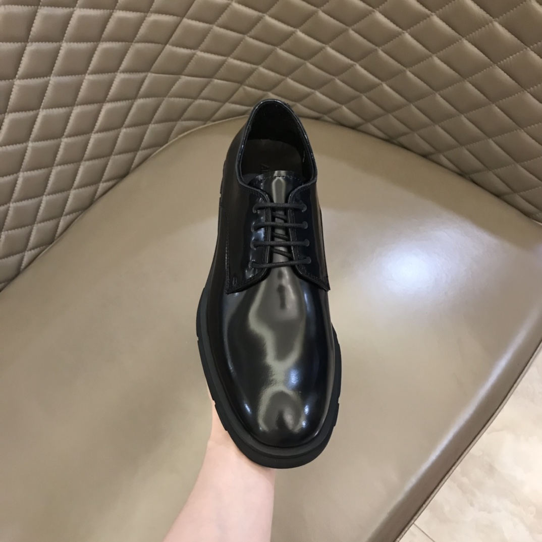 Alexander McQueen 亚历山大·麦昆  厚底松糕男士皮鞋
