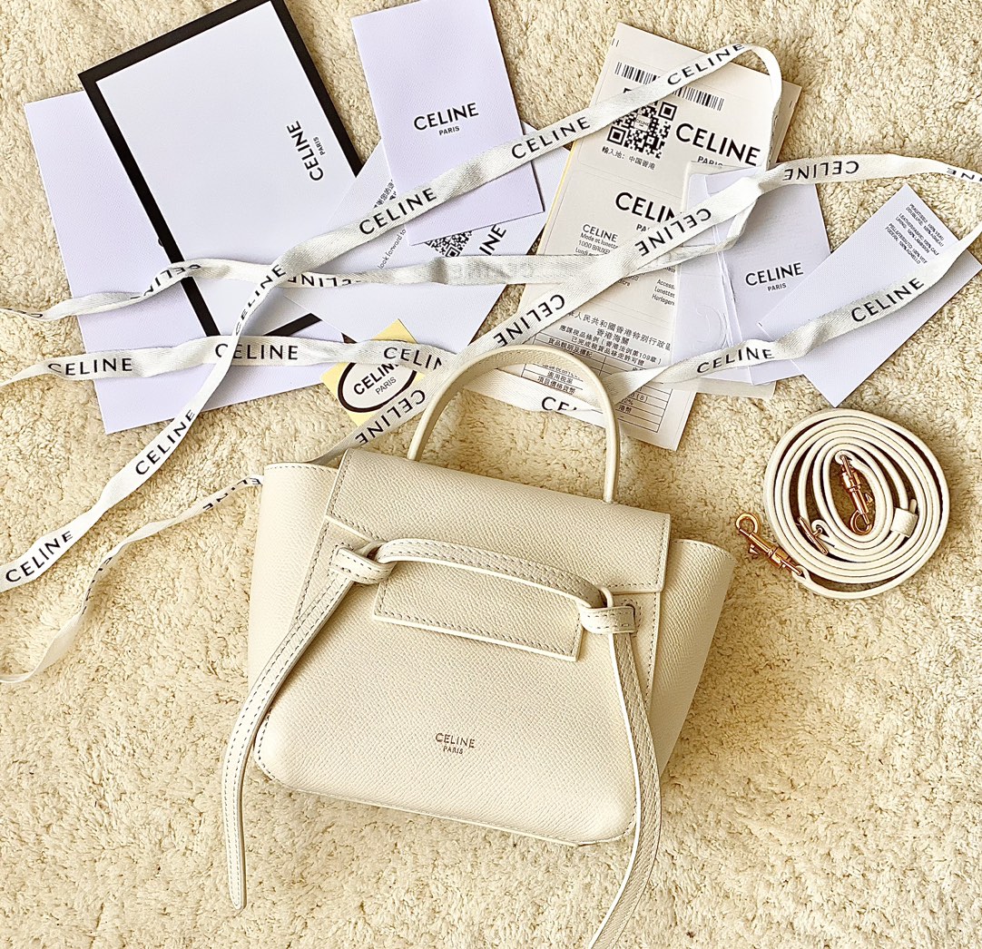 CELINE赛琳Belt 掌纹系列鲶鱼包194263