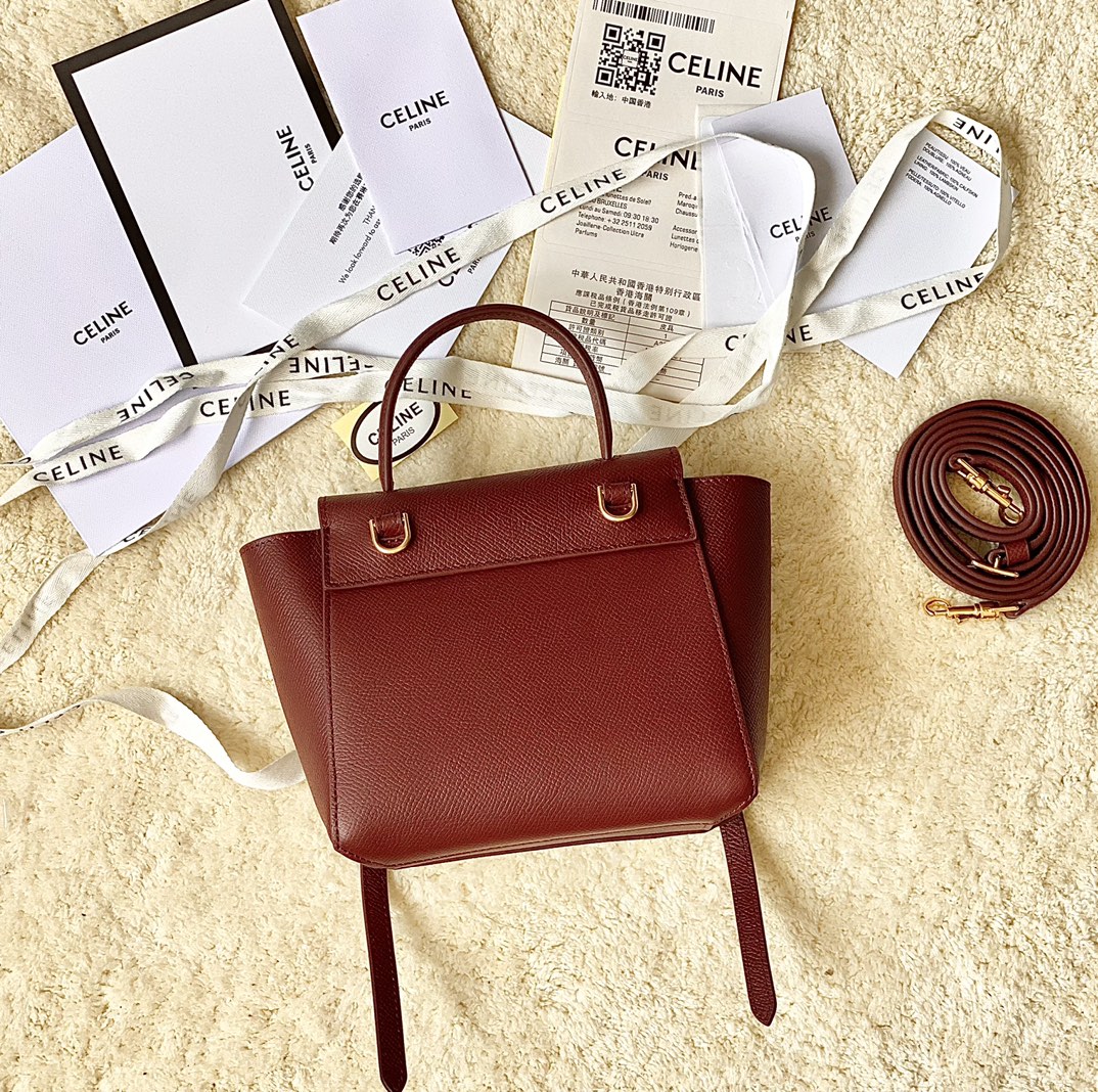 CELINE赛琳Belt 掌纹系列鲶鱼包194263