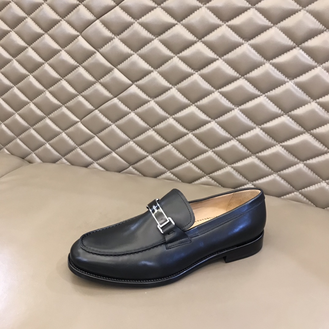 PRADA/普拉达   进口头层牛皮P家原单男士正装商务皮鞋