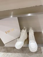 Dior Short Boots Find replica
 Black White Gold Hardware Calfskin Cowhide Fall/Winter Collection Vintage
