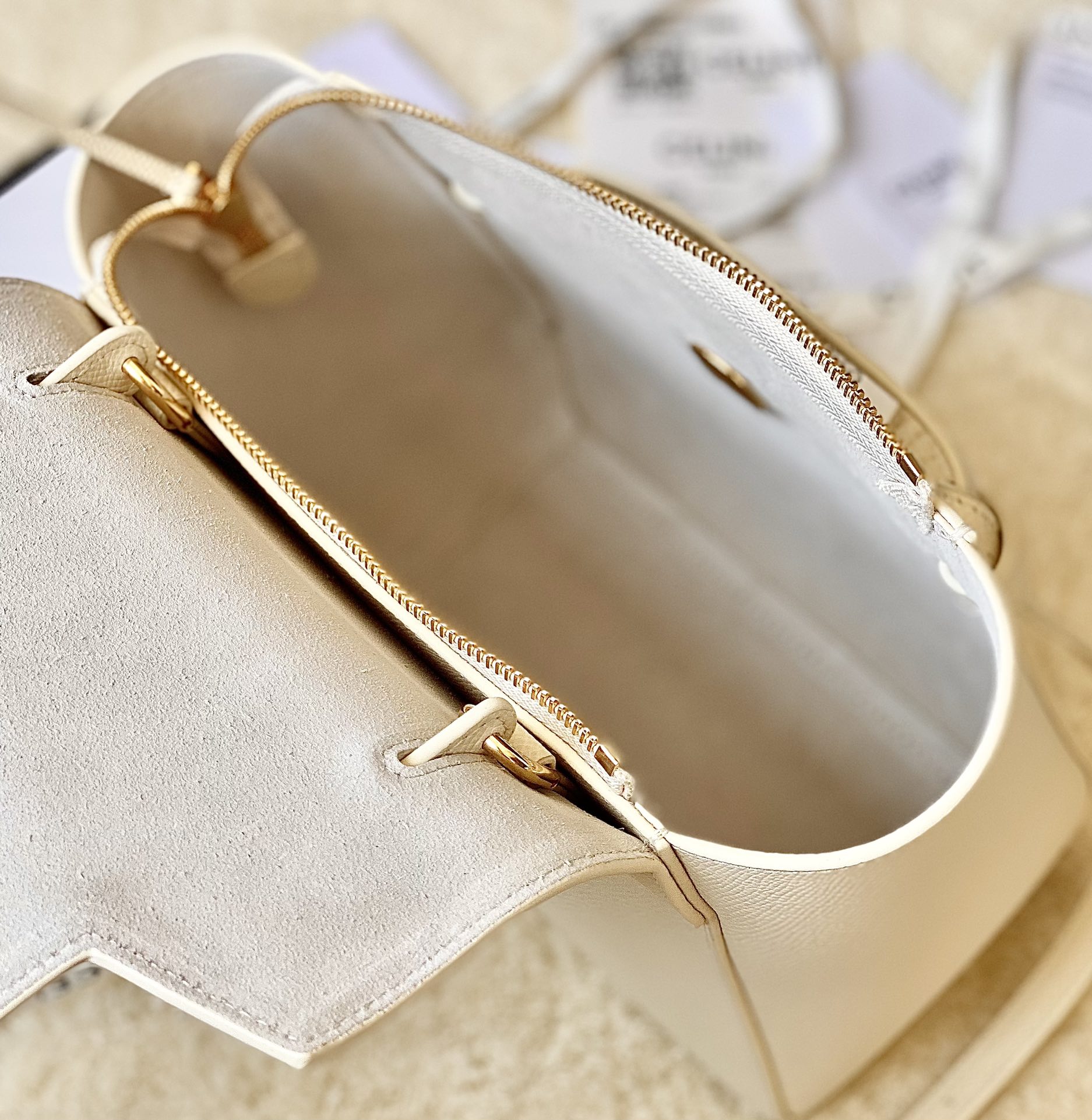 CELINE赛琳Belt 掌纹系列鲶鱼包189003