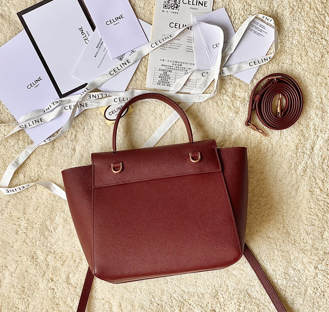 CELINE赛琳Belt 掌纹系列鲶鱼包189003