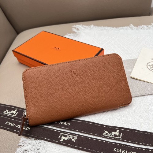 Hermes Constance Wallet: Luxurious Leather Zip-Around with Card Slots 1 Hermes Constance Wallet: Luxurious Leather Zip-Around with Card Slots
