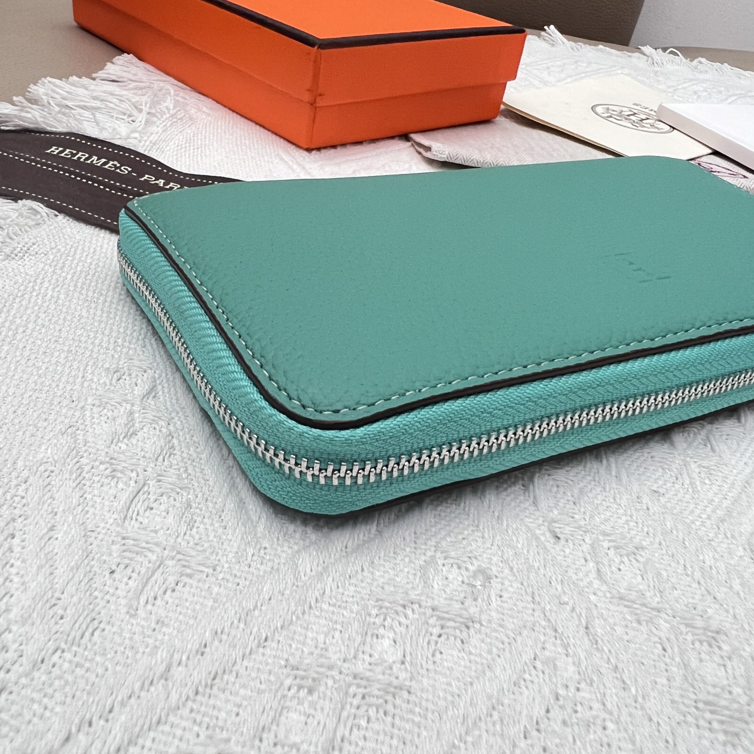 Hermes Constance Long Wallet, Imported Leather, Zip Around Closure 5 a1656577384426 0277