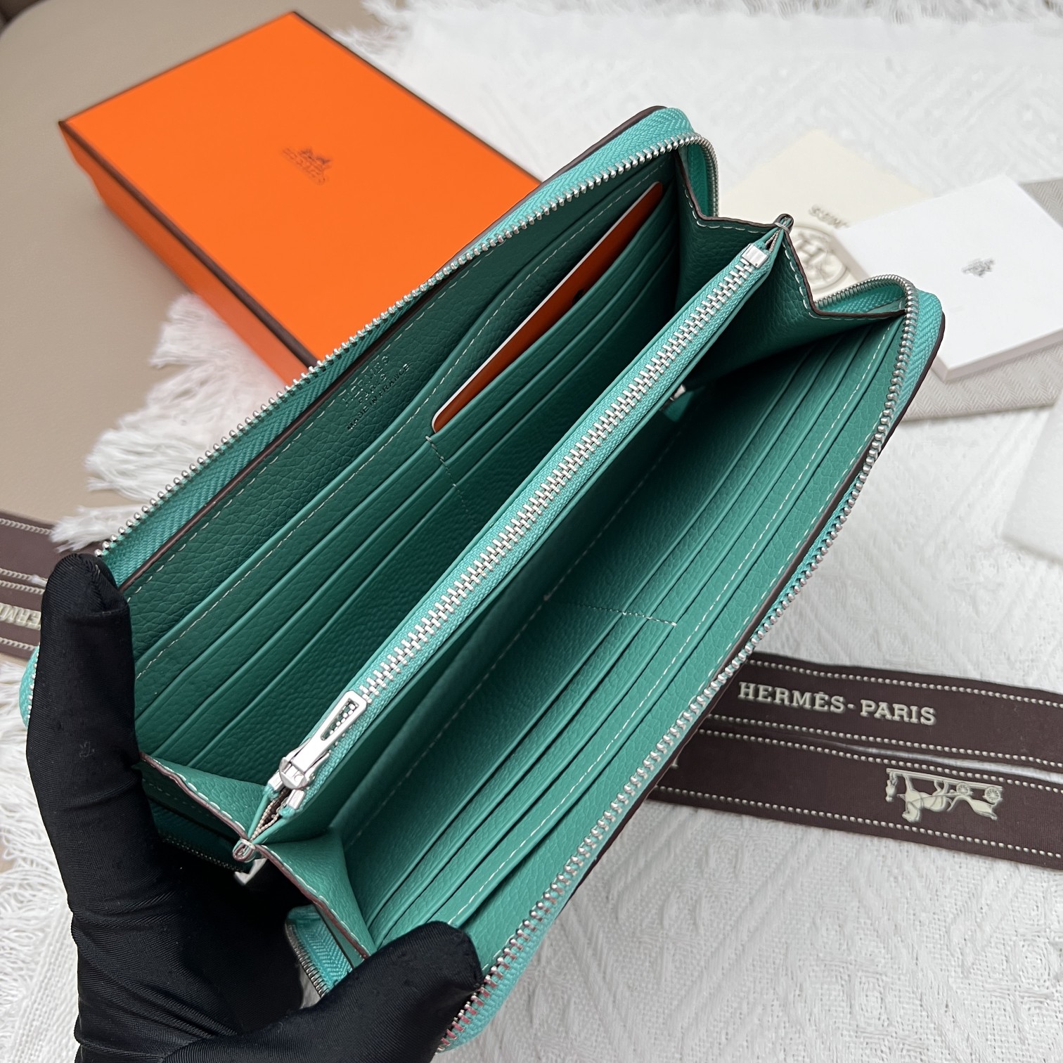 Hermes Constance Long Wallet, Imported Leather, Zip Around Closure 9 a1656577385662 2248