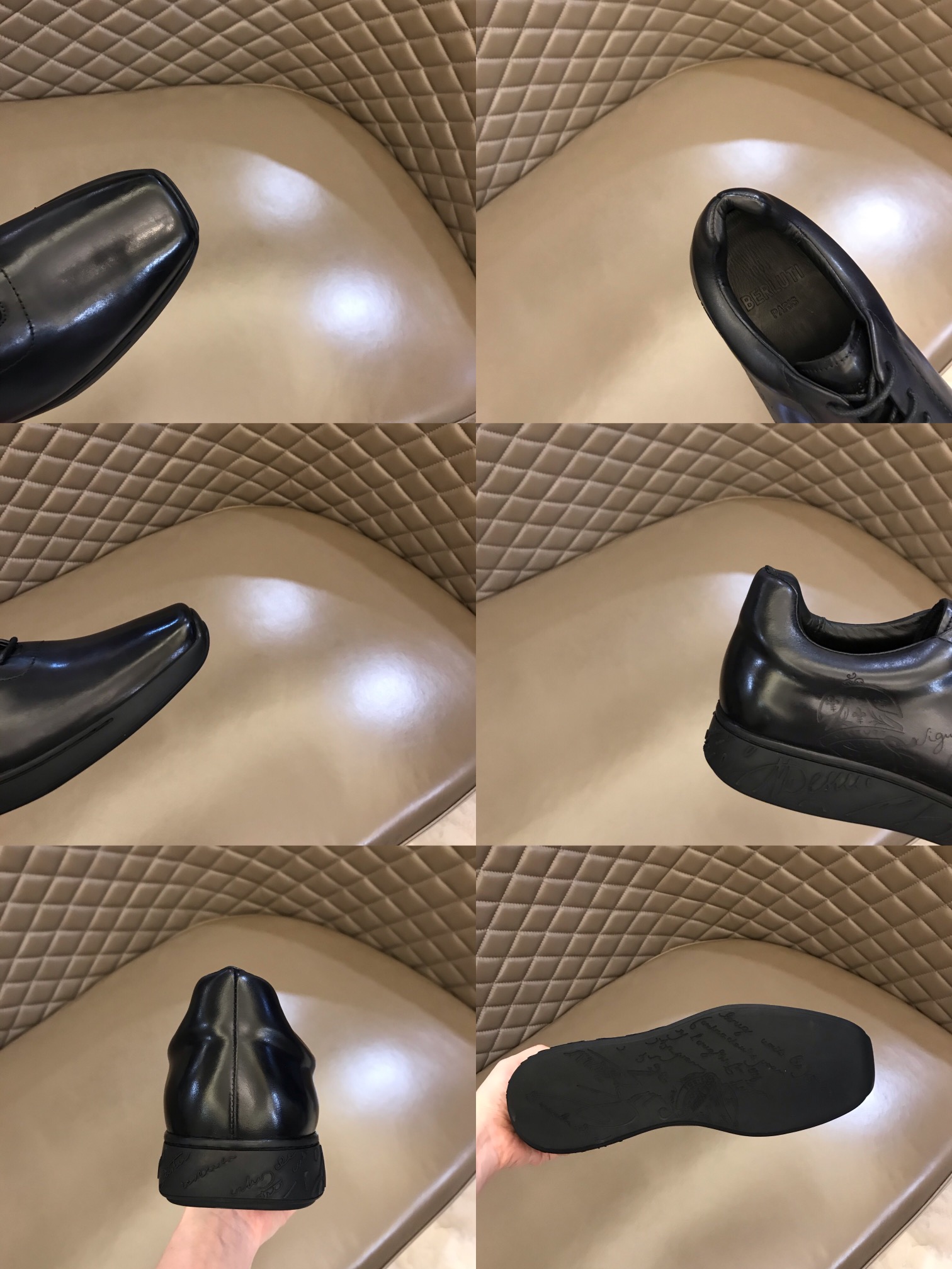 Berluti/布鲁提 2022新款来袭 进口牛皮材质纯手工重复擦色皮鞋