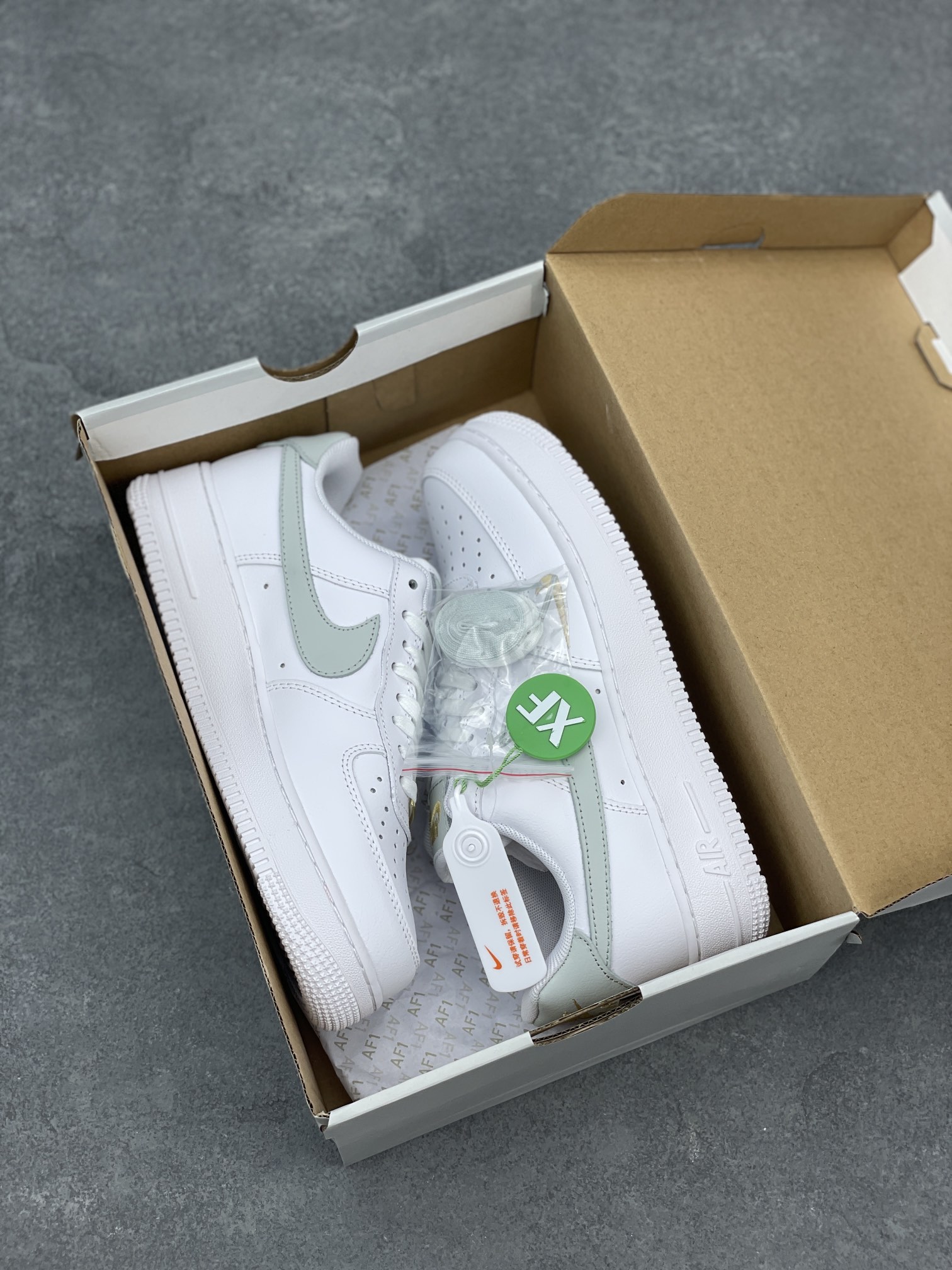 Nike Air Force 1 '07 White Olive Green Casual Sneakers CZ0270-106 10 i1656528998 4673 8