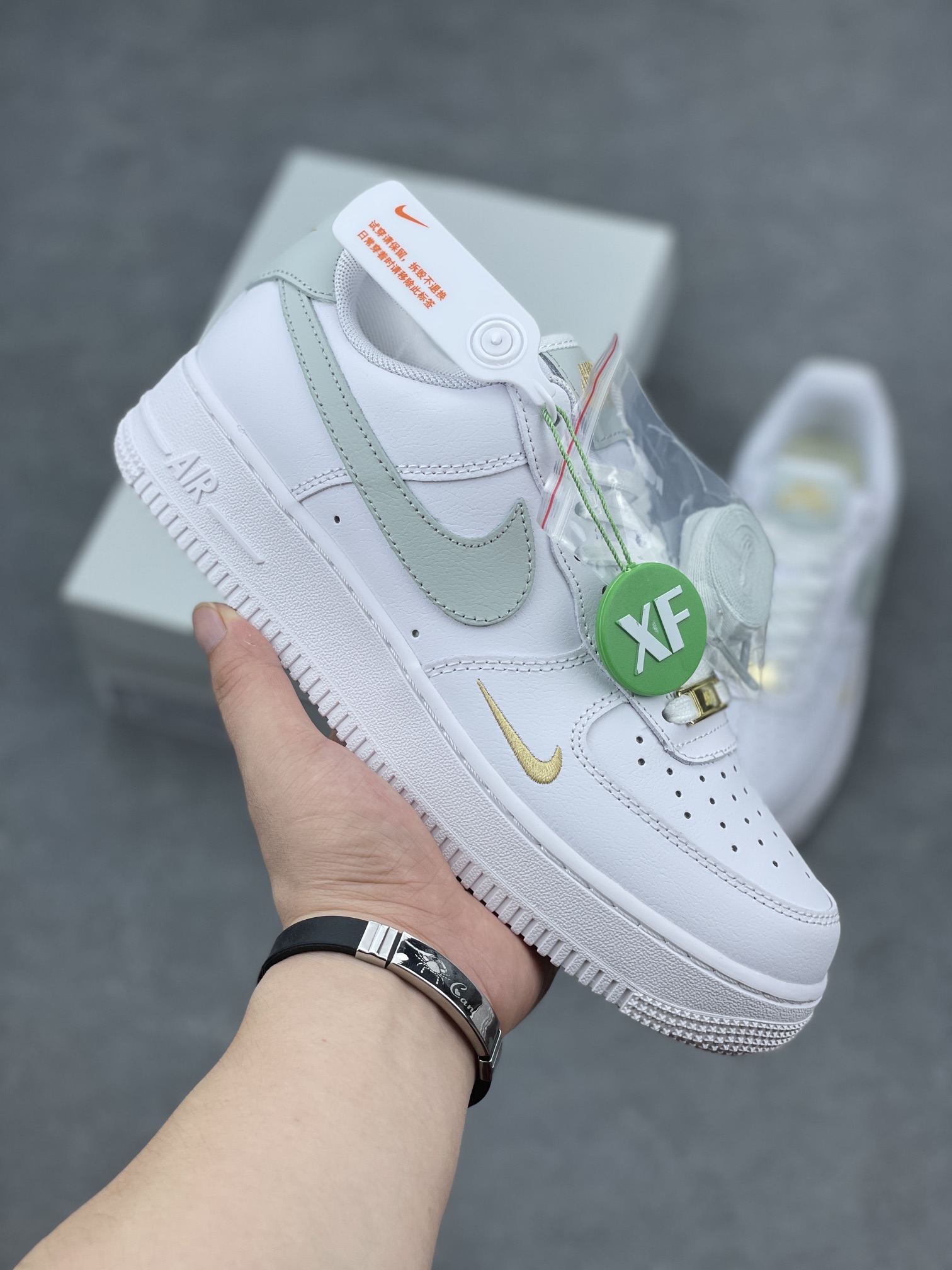 Nike Air Force 1 '07 White Olive Green Casual Sneakers CZ0270-106 2 i1656528998 663 0