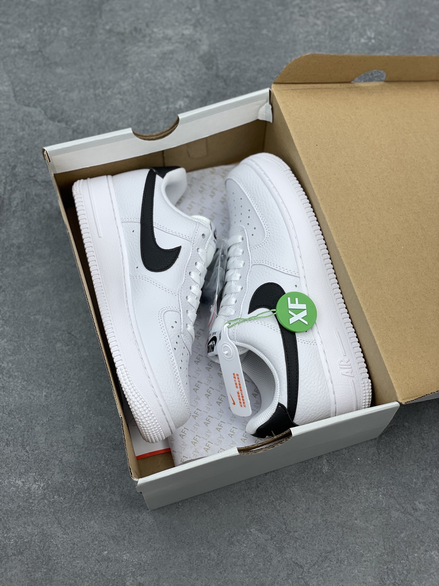 Nike Air Force 1 Low White Black Sneakers CT2302-100 10 i1656529114 8117 8