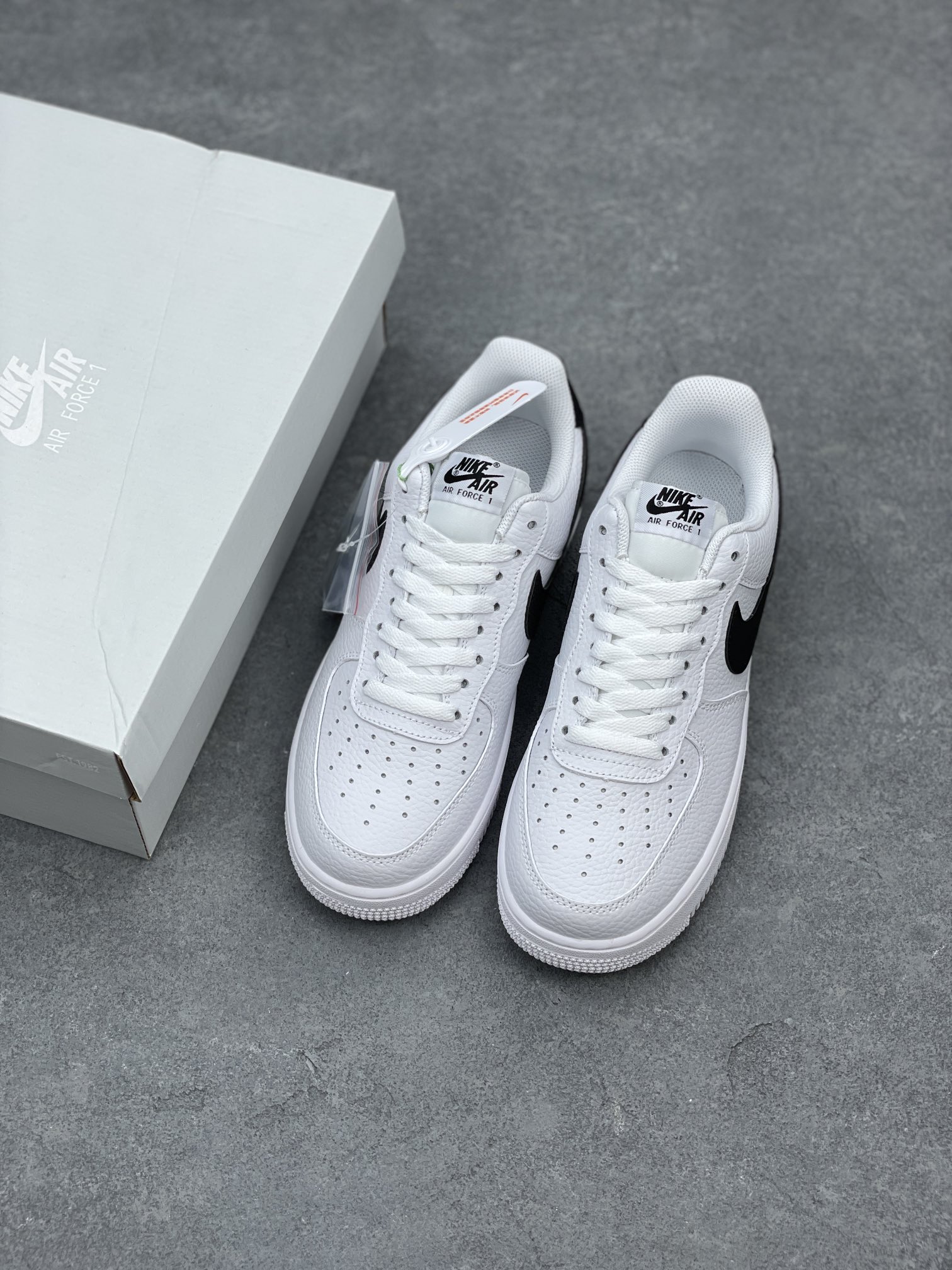 Nike Air Force 1 Low White Black Sneakers CT2302-100 9 i1656529114 9087 7