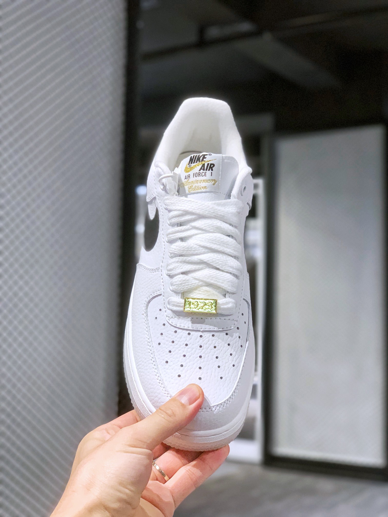 [Air Force Series]NikeAirForce1Low White and Black Commemorative Air Force One