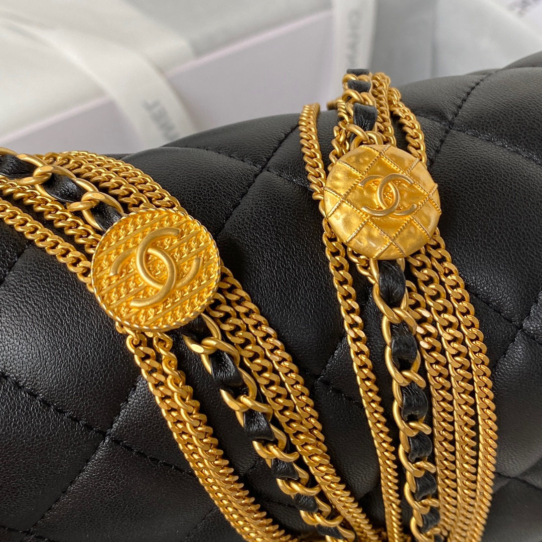 Chanel AS3378 Flap Bag with Coin Chain - Stylish & Functional 5 i1656558597 2643 3