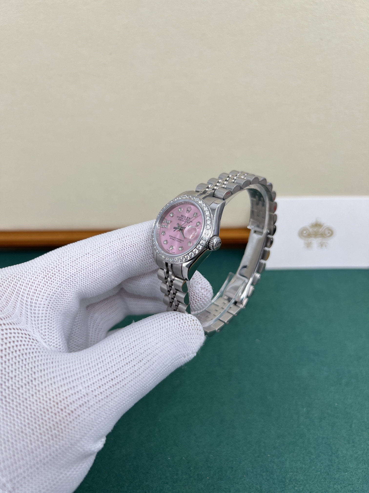 Rolex 皇家 劳力士女装日志系列，粉面星星28mm