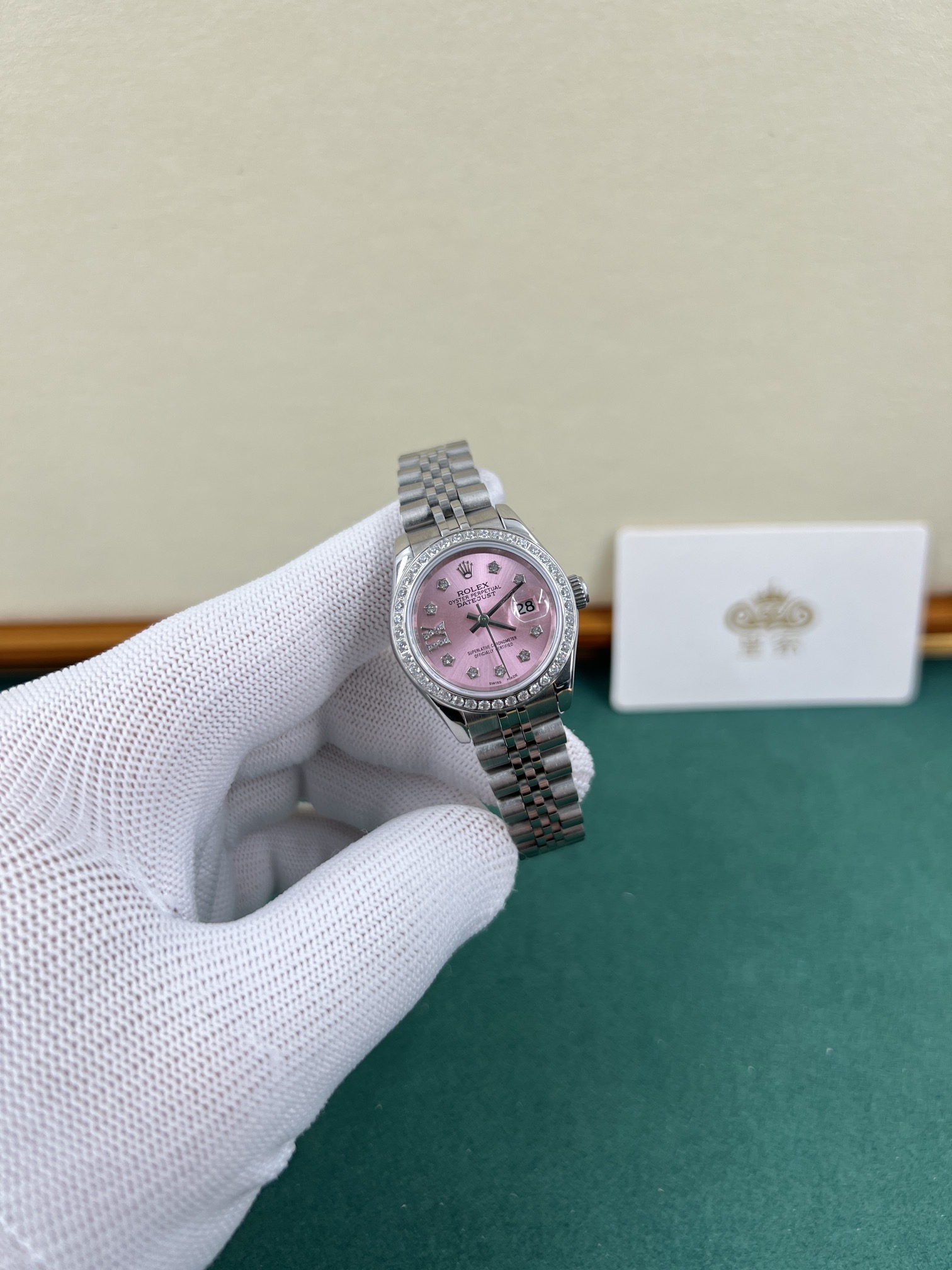 Rolex 皇家 劳力士女装日志系列，粉面星星28mm