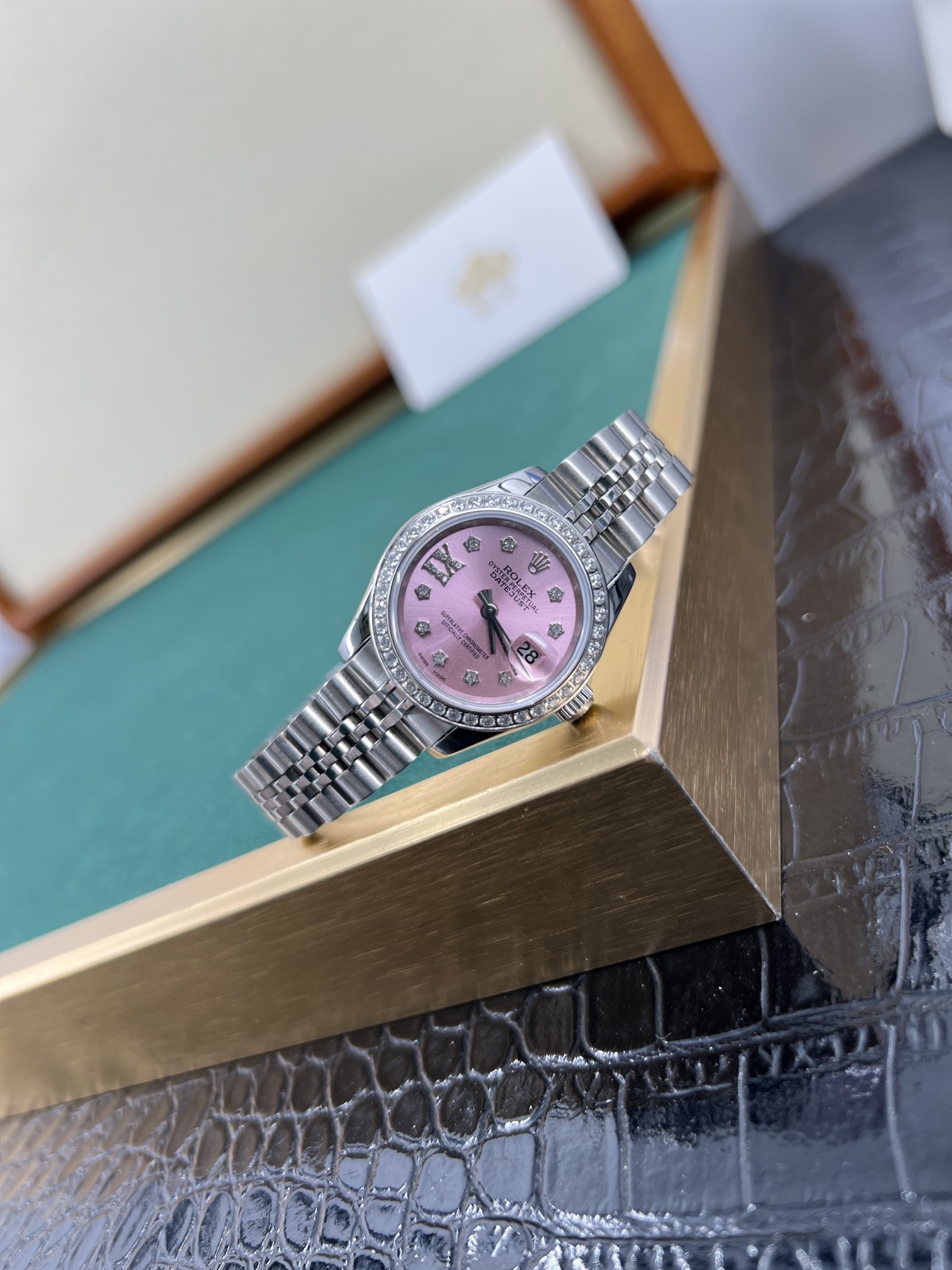 Rolex 皇家 劳力士女装日志系列，粉面星星28mm