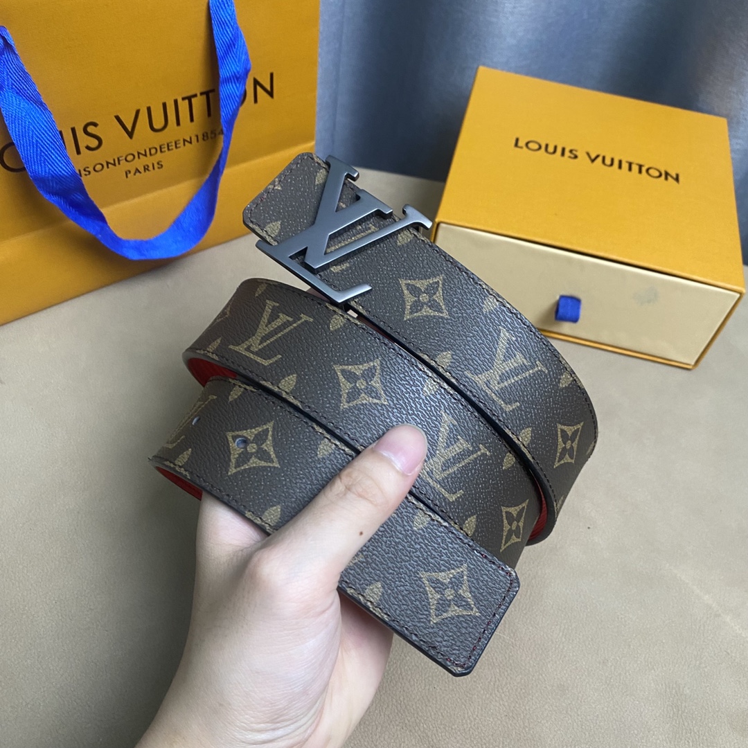 Louis Vuitton Belts Men Canvas