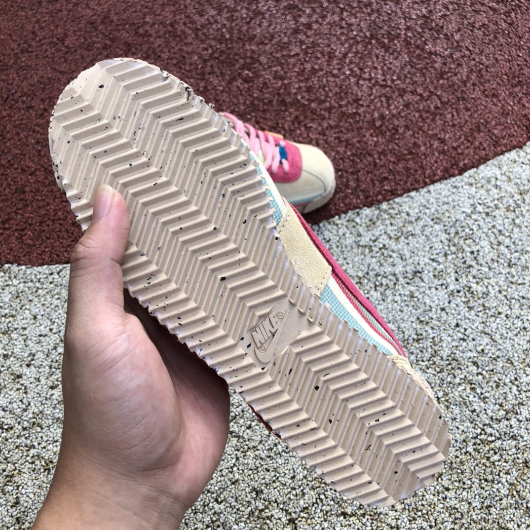 Union x Nike Cortez 复古休闲 阿甘 棕粉 DR1413-200