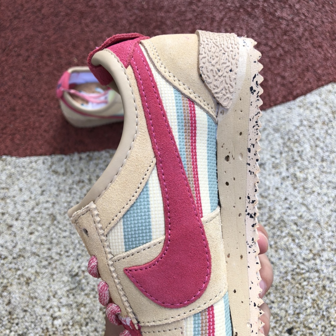 Union x Nike Cortez 复古休闲 阿甘 棕粉 DR1413-200