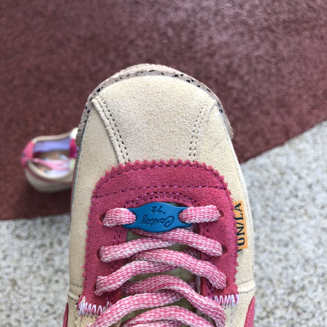 Union x Nike Cortez 复古休闲 阿甘 棕粉 DR1413-200