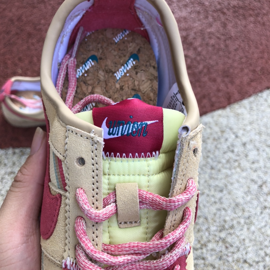 Union x Nike Cortez 复古休闲 阿甘 棕粉 DR1413-200
