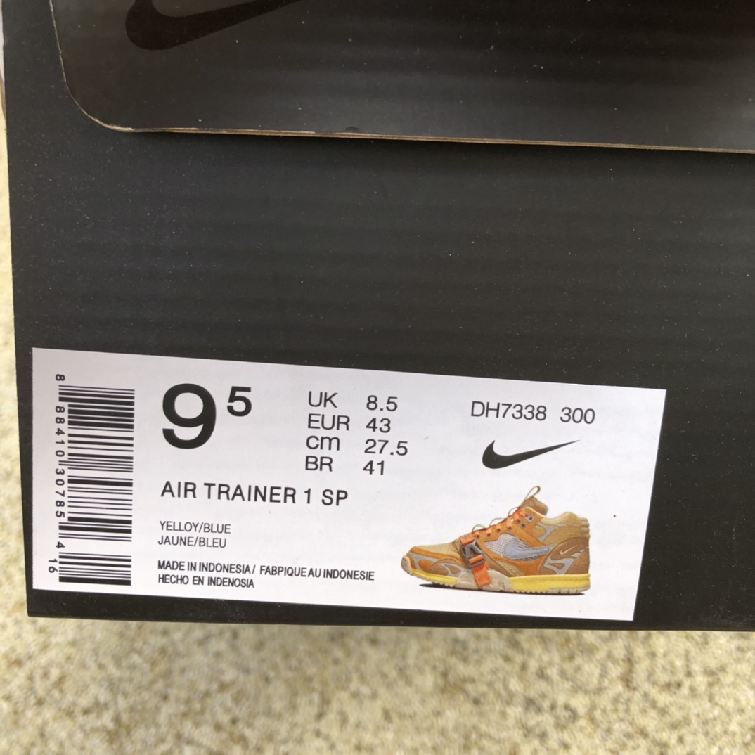 Nike Air Trainer 1 SP Coriander复古绑带训练鞋 黄蓝DH7338 300