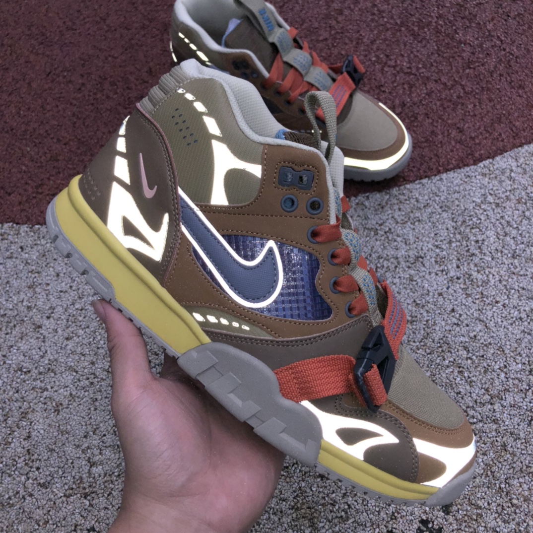 Nike Air Trainer 1 SP Coriander复古绑带训练鞋 黄蓝DH7338 300