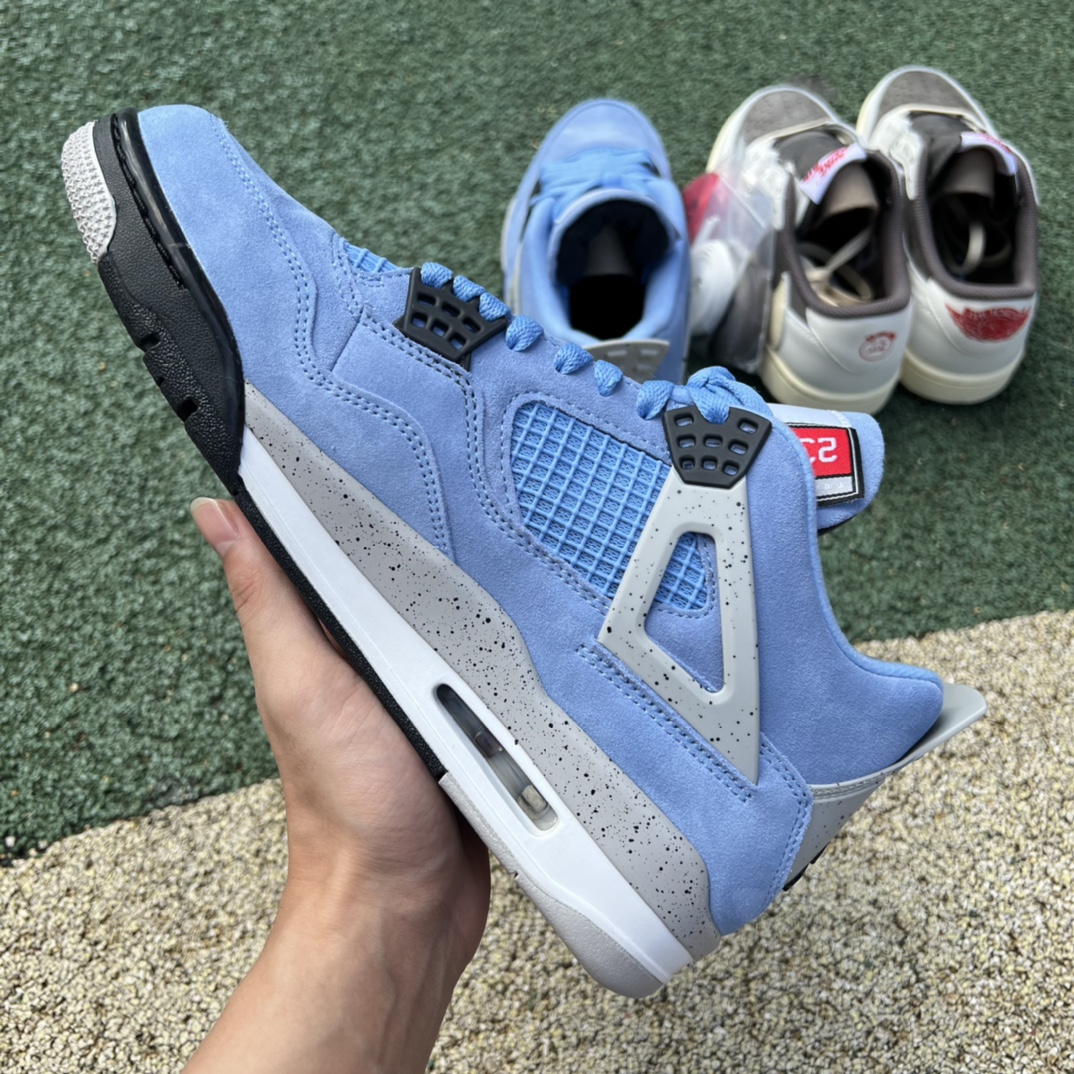 Air Jordan 4 AJ4 北卡蓝 大学蓝 麂皮 小TS CT8527-400