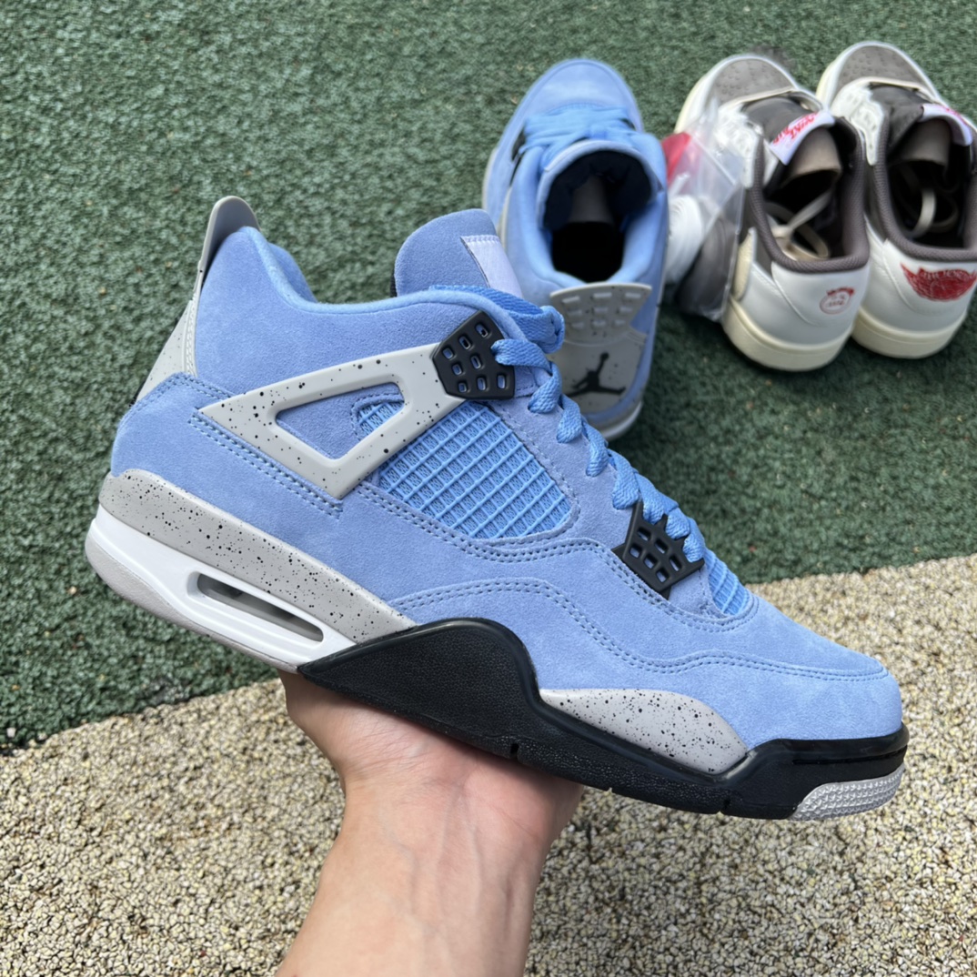 Air Jordan 4 AJ4 北卡蓝 大学蓝 麂皮 小TS CT8527-400