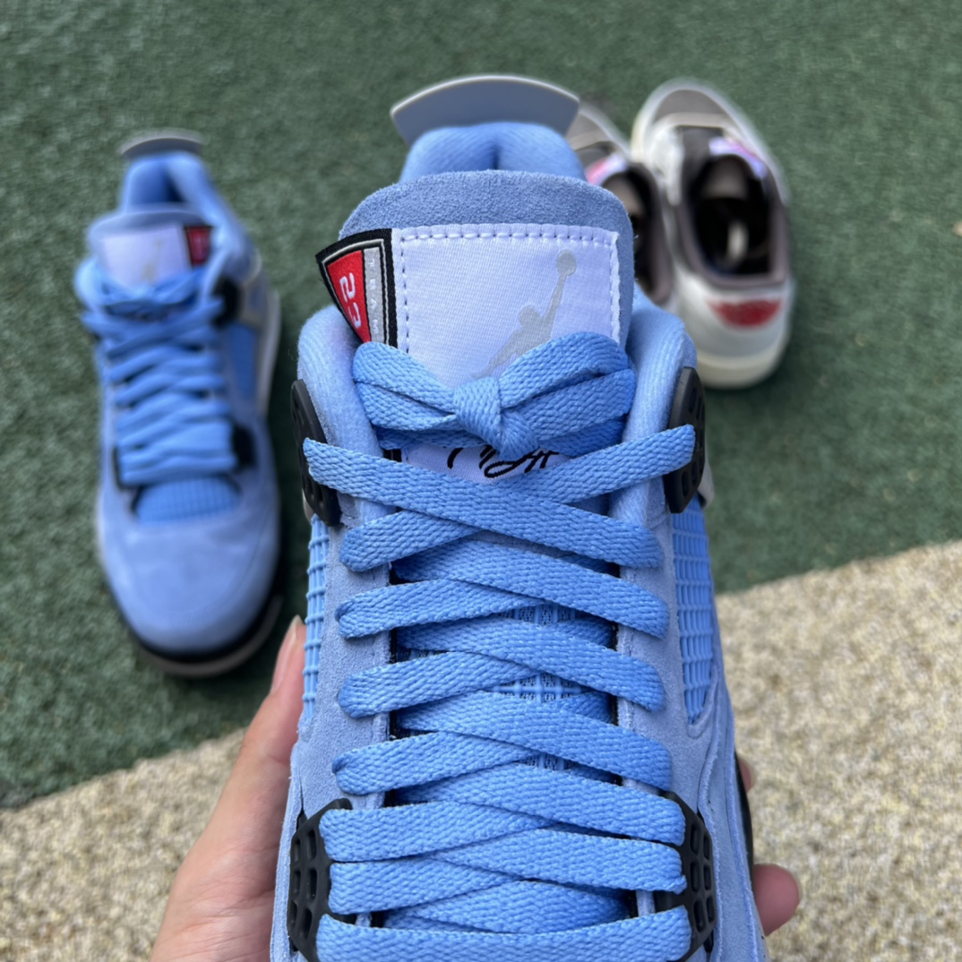 Air Jordan 4 AJ4 北卡蓝 大学蓝 麂皮 小TS CT8527-400