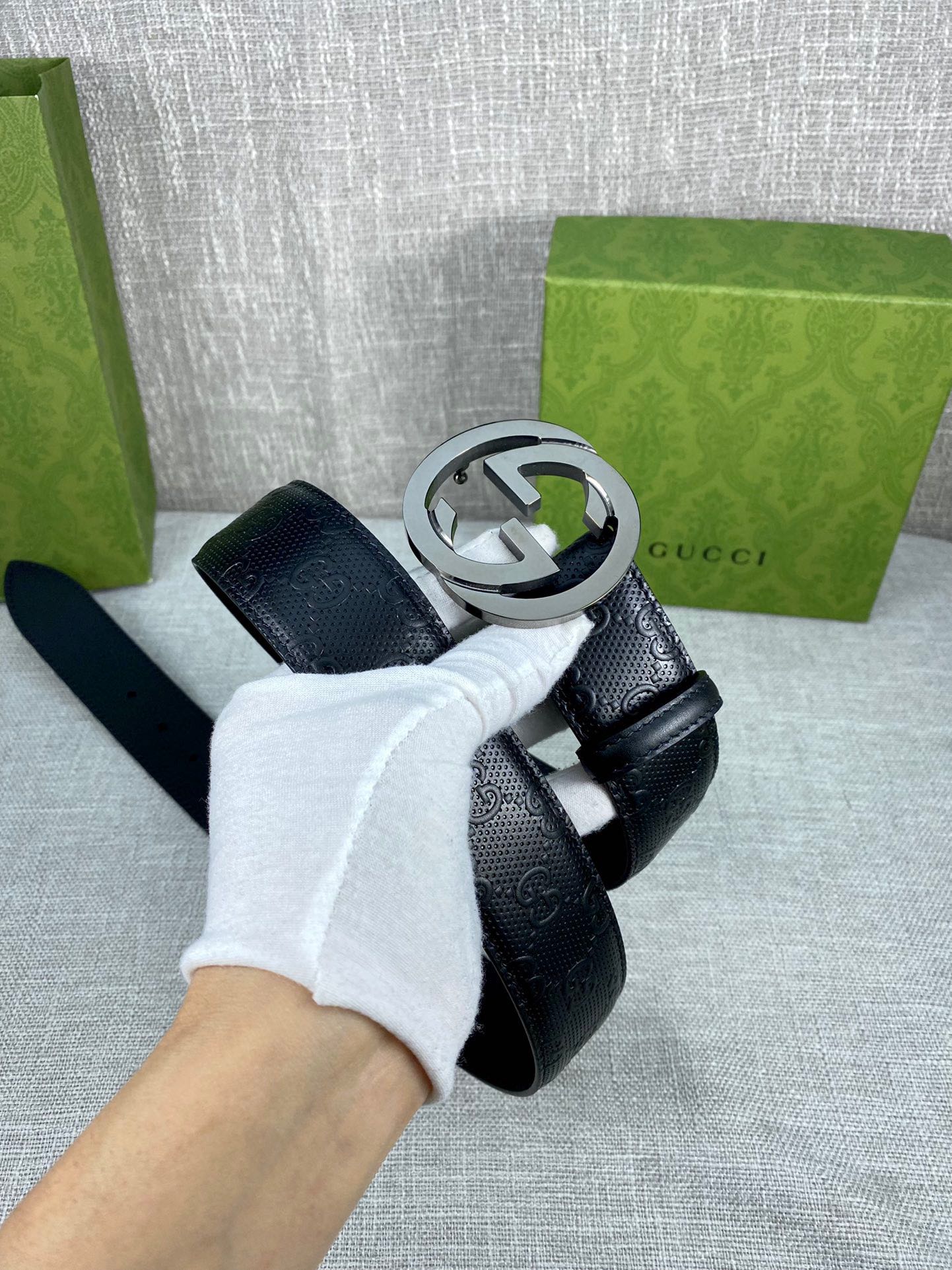 宽度4.0cm搭配原版皮带钢扣腰带以