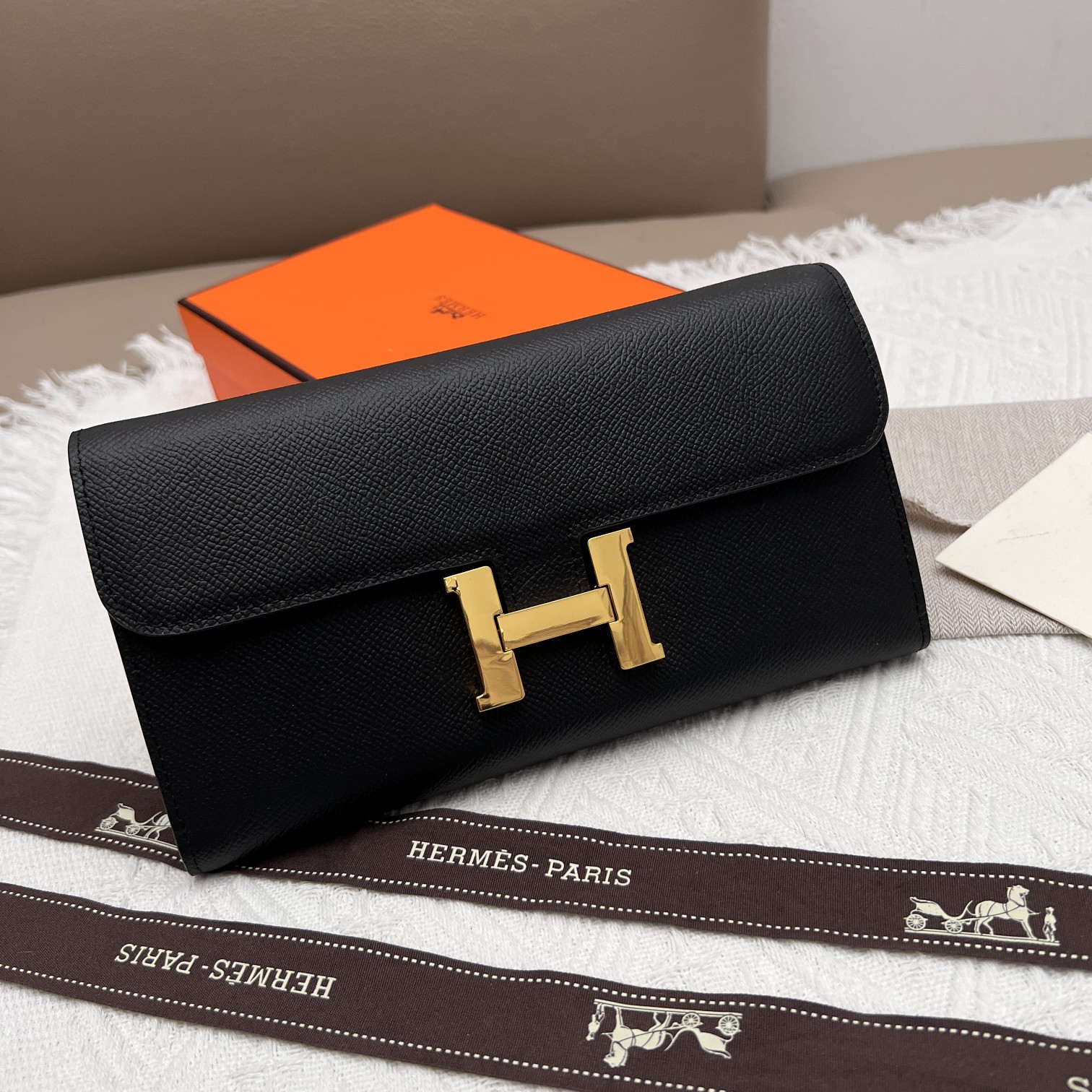 Hermes Constance Wallet, Genuine Leather, Gold Hardware, Multiple Colors 2 a1656647747450 6640